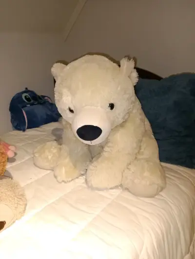 Peluche oso polar grande - miniatura 1
