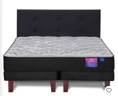 Cama con colchón Flex negro - miniatura 1