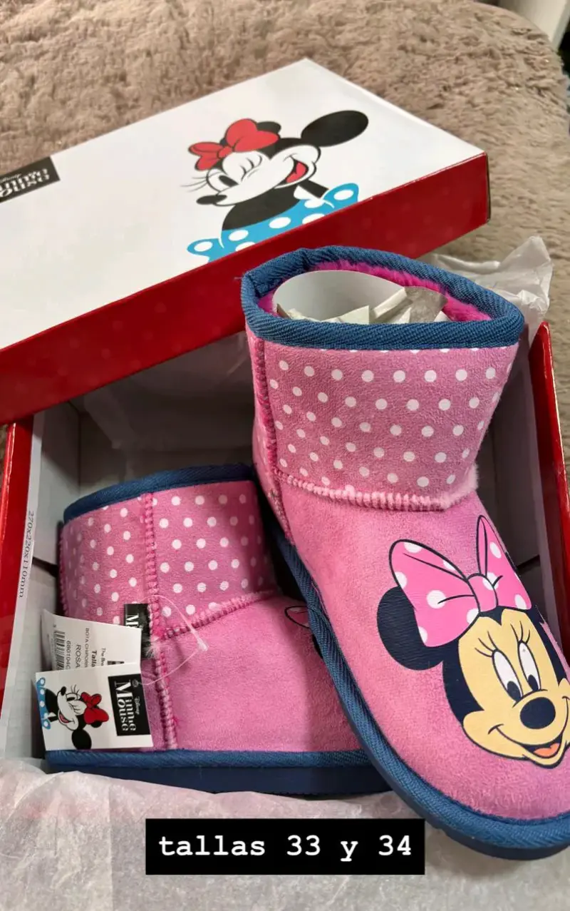 Botas infantiles Minnie Mouse rosadas - 3