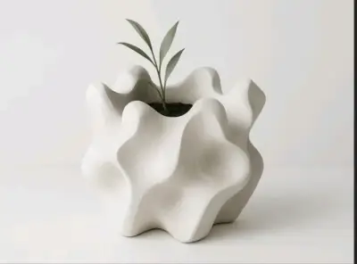 Maceta diseño abstracto - miniatura 1