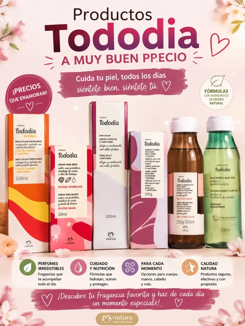 Set de productos Natura Tododia