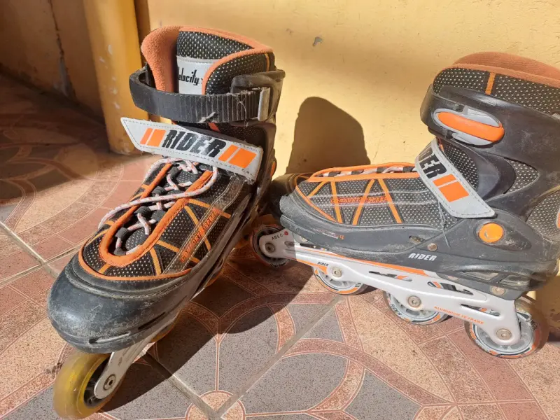 Patines en línea Rider anaranjados - 2