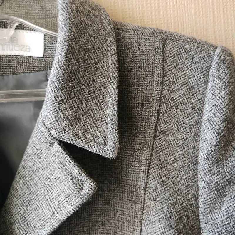 Abrigo gris elegante - 3