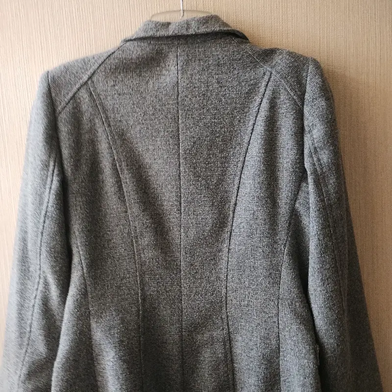Abrigo gris elegante - 4