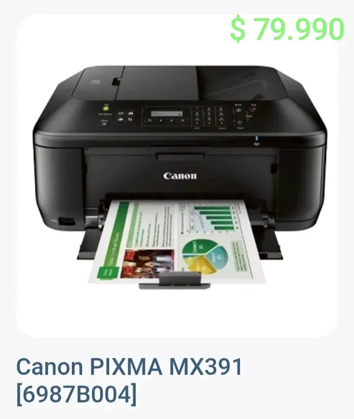 Impresora Canon PIXMA MX391