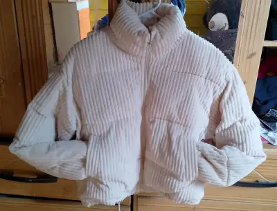 Chaqueta de pana beige - miniatura 1
