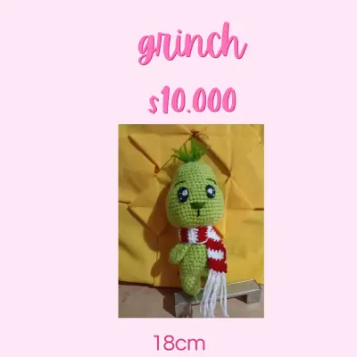 Muñeco tejido Grinch - miniatura 1
