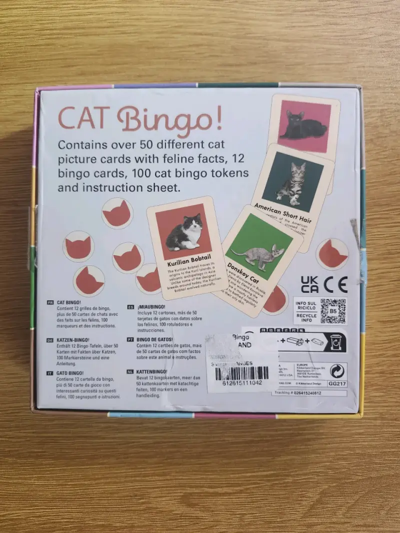 Juego de mesa Cat Bingo - 2