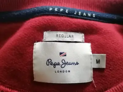 Polerón color Burdeo Pepe Jeans - miniatura 3