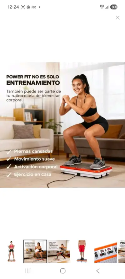 Plataforma vibratoria Power Fit - miniatura 1