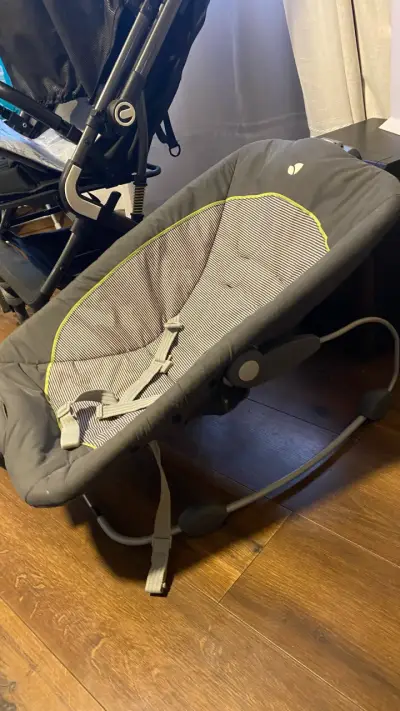 Silla nido para bebé gris - miniatura 2