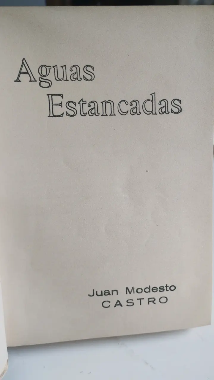 Aguas Estancadas, Juan Modesto Castro - 3