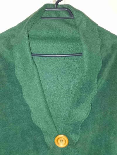 Chal,abrigos, Cardigan verde con botón - miniatura 1