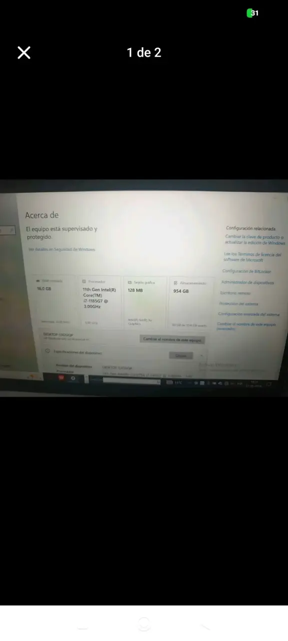 HP EliteBook 840 G8 i7 11va Gen / 16GB RAM / SSD / - 4
