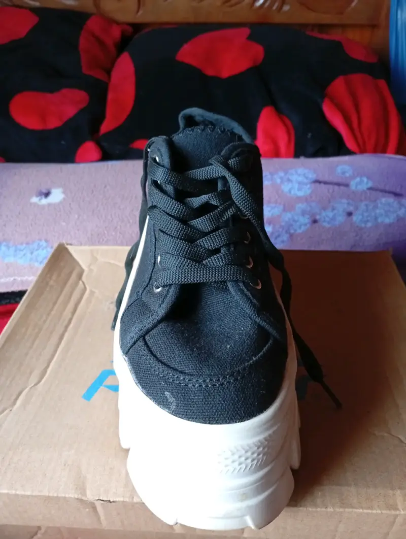 Zapatillas negras plataforma - 2