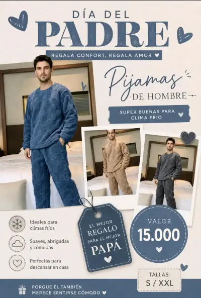 Pijamas cómodos para invierno - miniatura 2