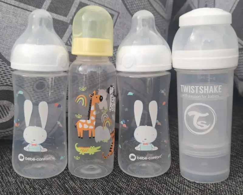Mamaderas decoradas para bebés