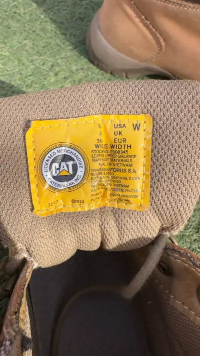 Botas CAT impermeables marrones - miniatura 5