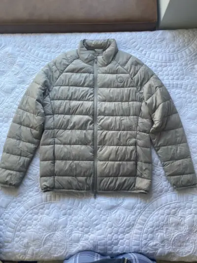 Parka acolchada beige hombre - miniatura 1
