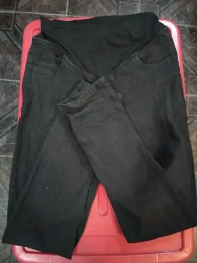 Jeans negros maternales - miniatura 1
