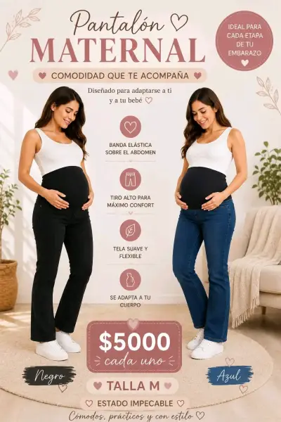Jeans negros maternales - miniatura 2