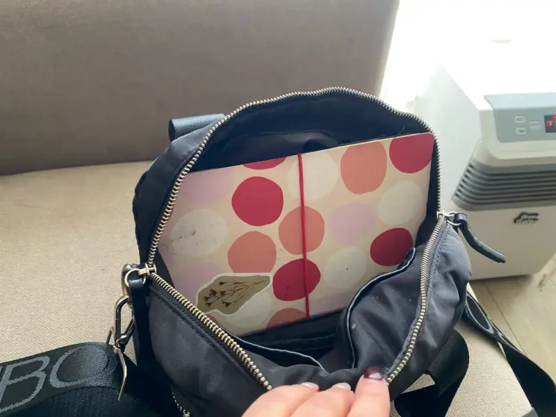 Bolso bandolera negro Yambo - 2