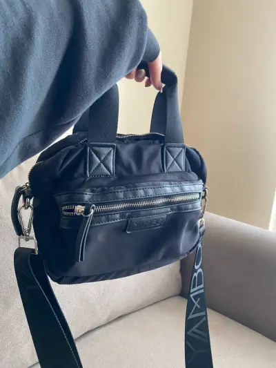 Bolso bandolera negro Yambo - miniatura 3