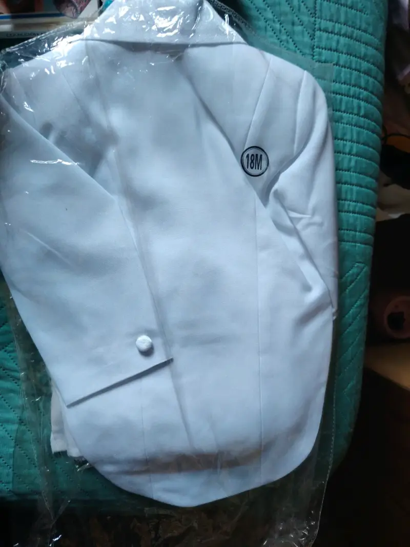 Traje de bebé para ceremonia blanco - 2
