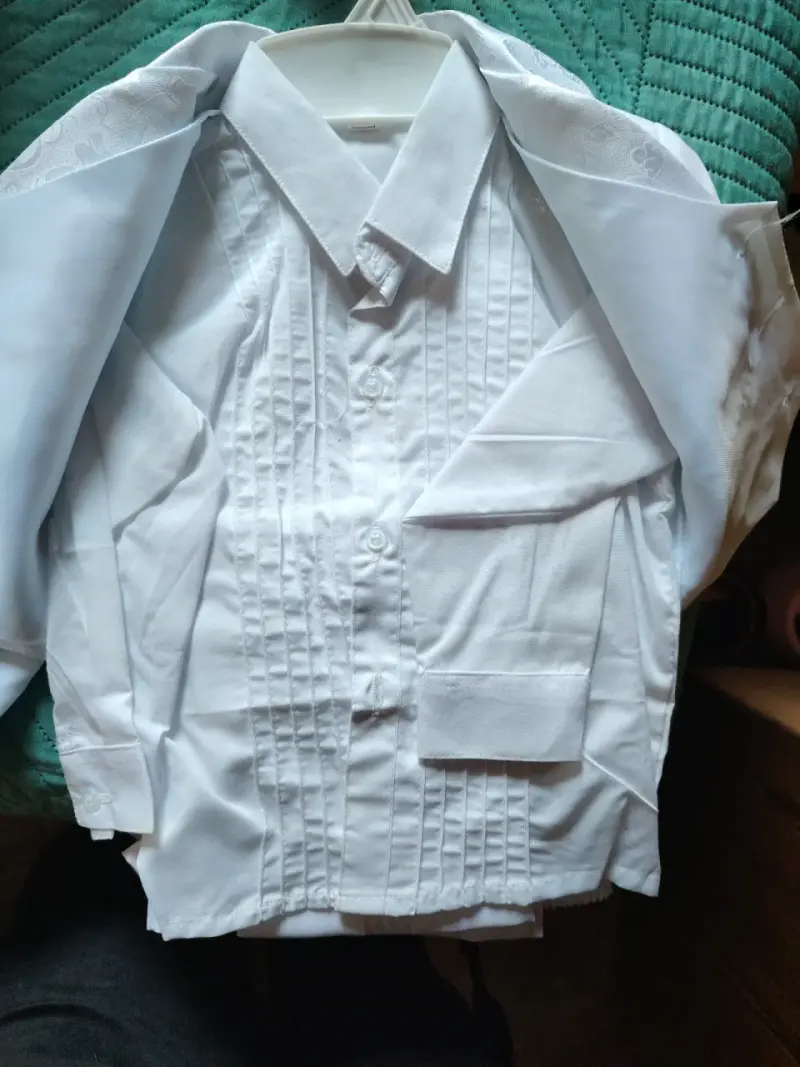 Traje de bebé para ceremonia blanco - 4