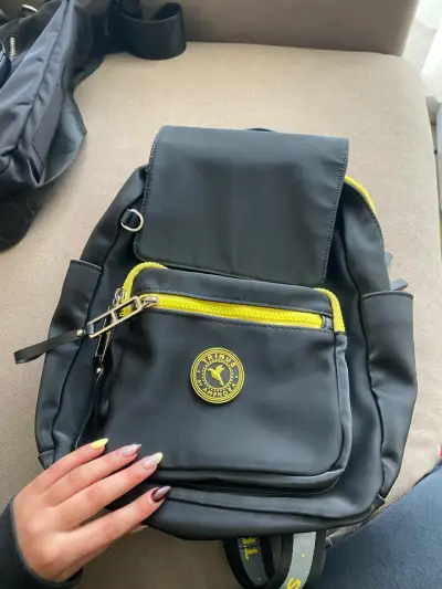 Mochila negra Trinus - miniatura 4