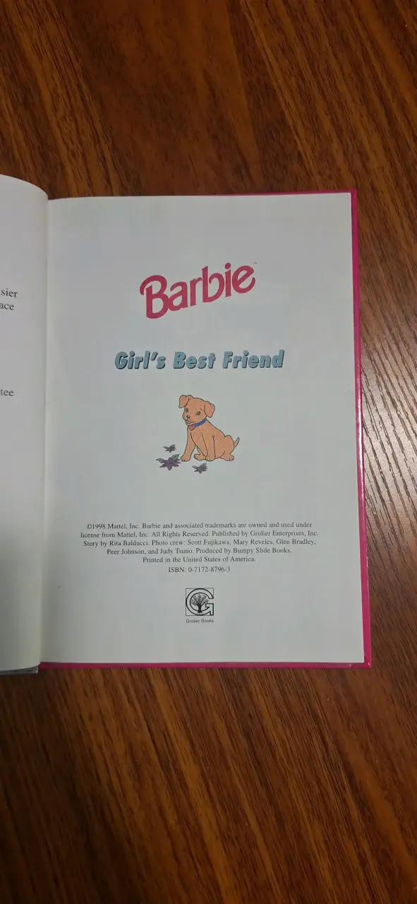 Libro Barbie Girl's Best Friend - 3