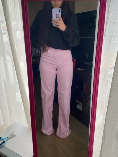 Jeans Rosa estilo casual - miniatura 2