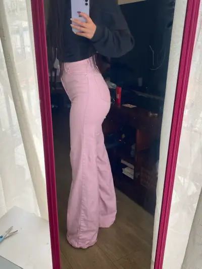 Jeans Rosa estilo casual - miniatura 3