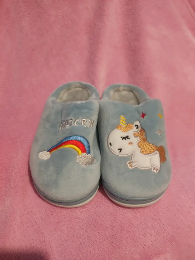 Pantuflas unicornio para niña - 2
