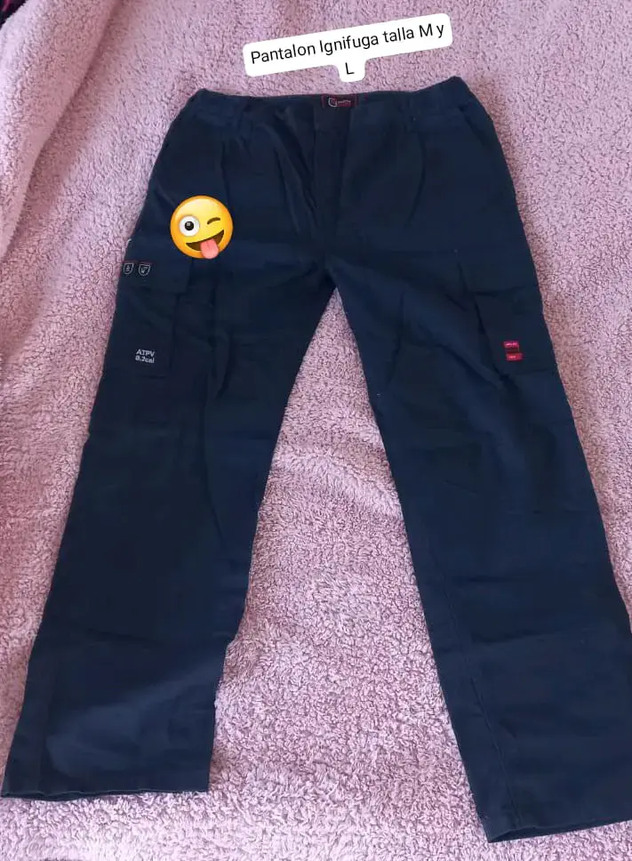 Polera ignífuga azul XL - 5