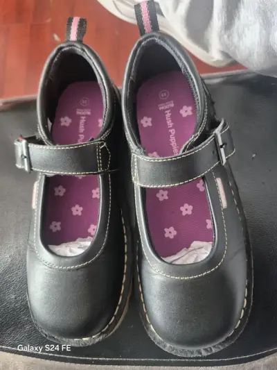 Zapatos niña Hush Puppies negros - miniatura 1