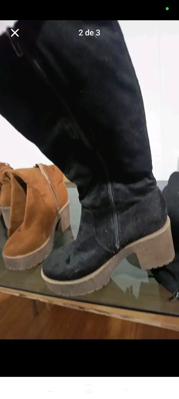 Botas de trabajo café desgastadas - 2