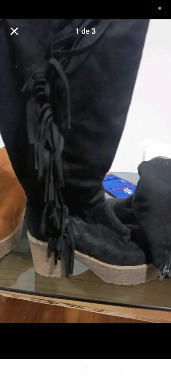 Botas de trabajo café desgastadas - 3
