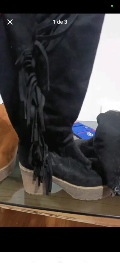 Botas de trabajo café desgastadas - miniatura 3
