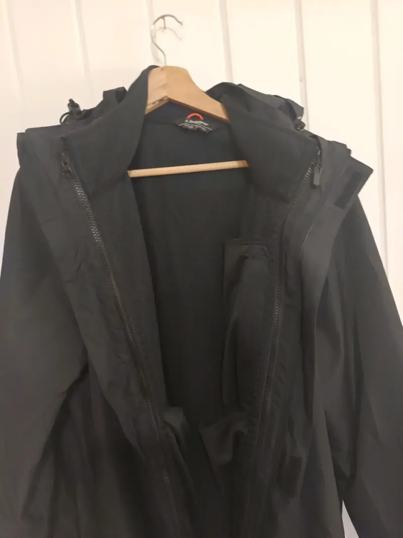 Parka negra impermeable - 2