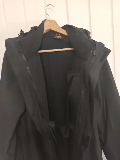 Parka negra impermeable - miniatura 2
