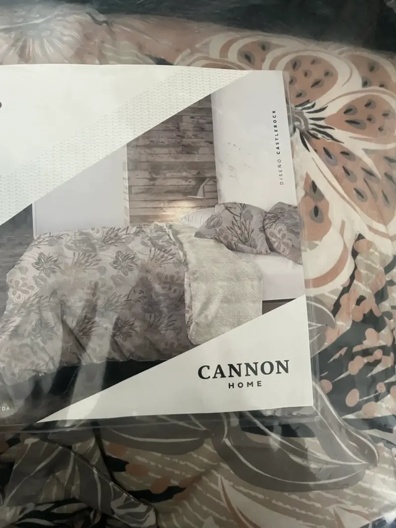 Plumón sherpa CANNON plaza y media diseño floral - 3