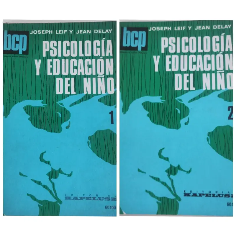 Psicología y educación del niño. 2 tomo completo - 1