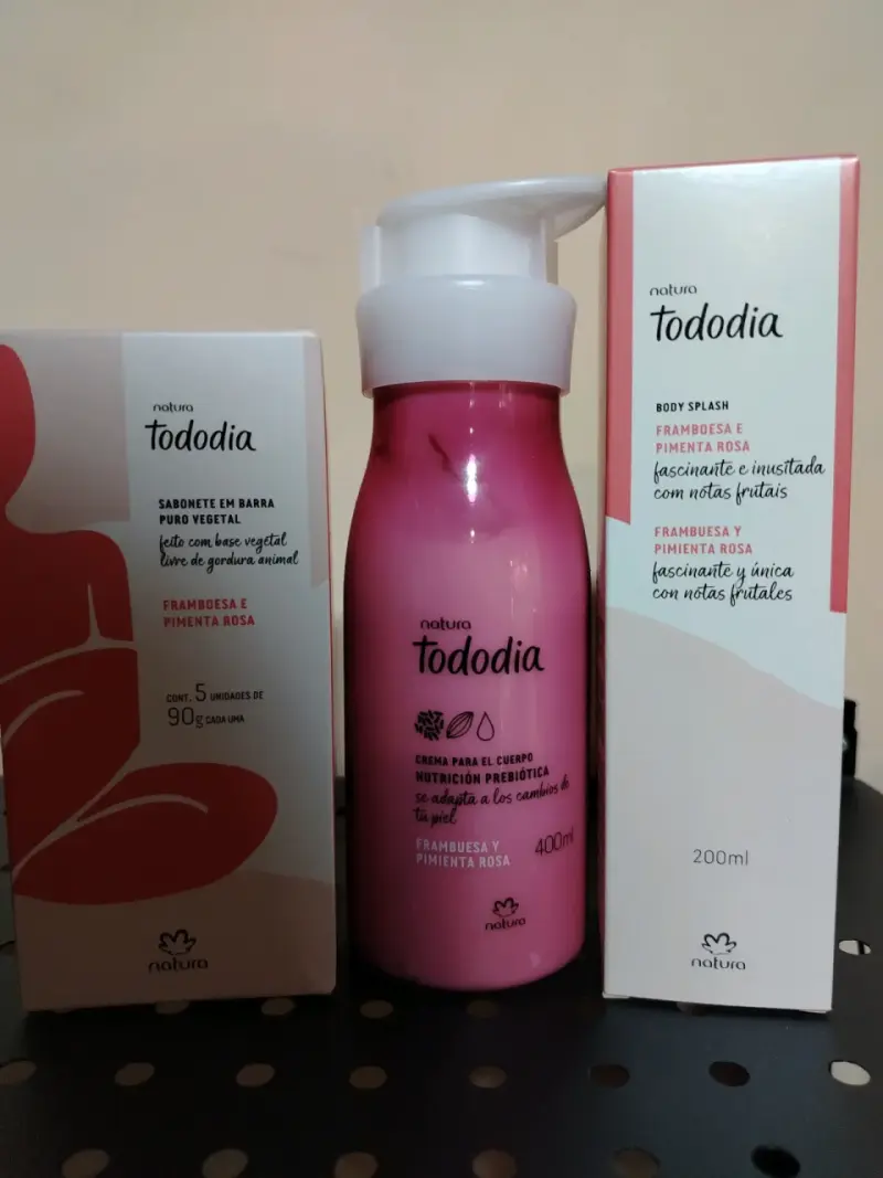 Set Natura de frambuesa