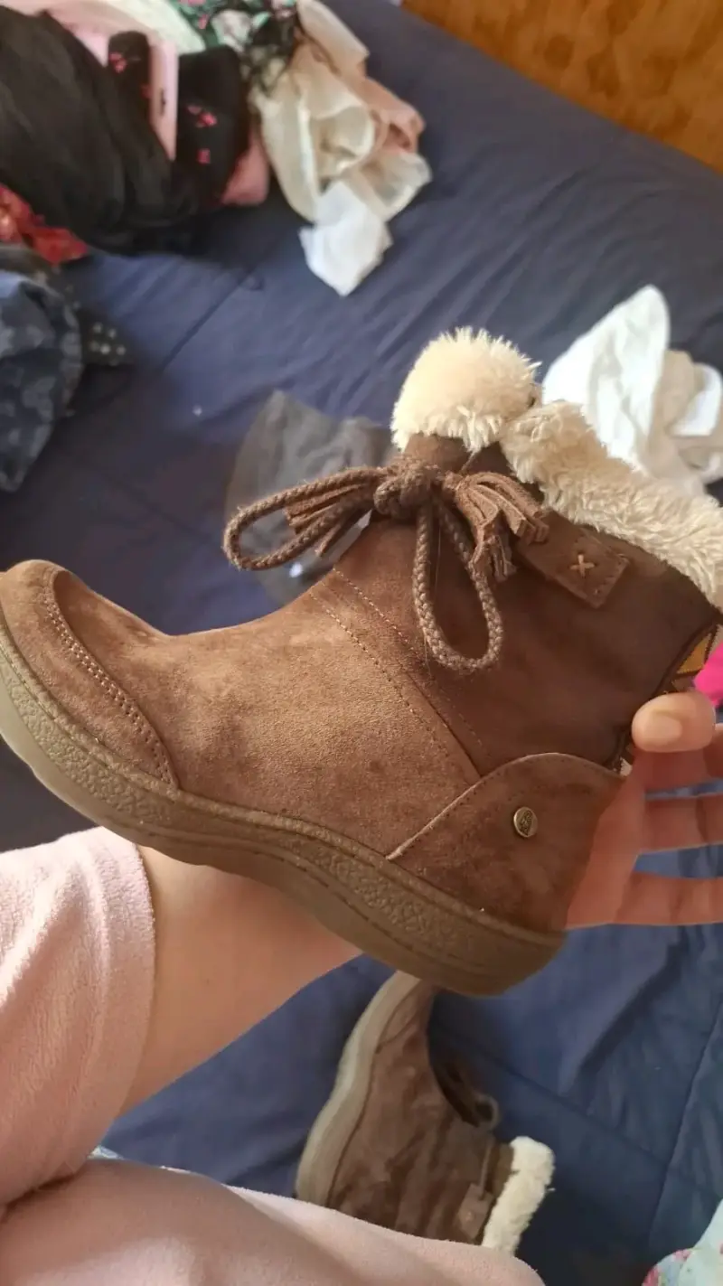 Botas marrones de gamuza