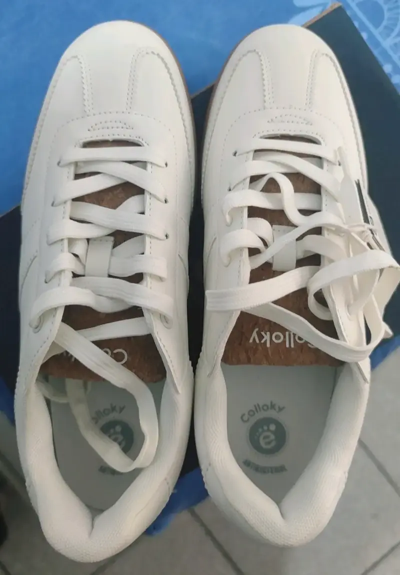 Zapatillas blancas Colloky nuevas - 1