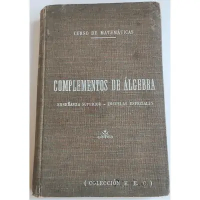 Complementos de Álgebra , antiguo - miniatura 1