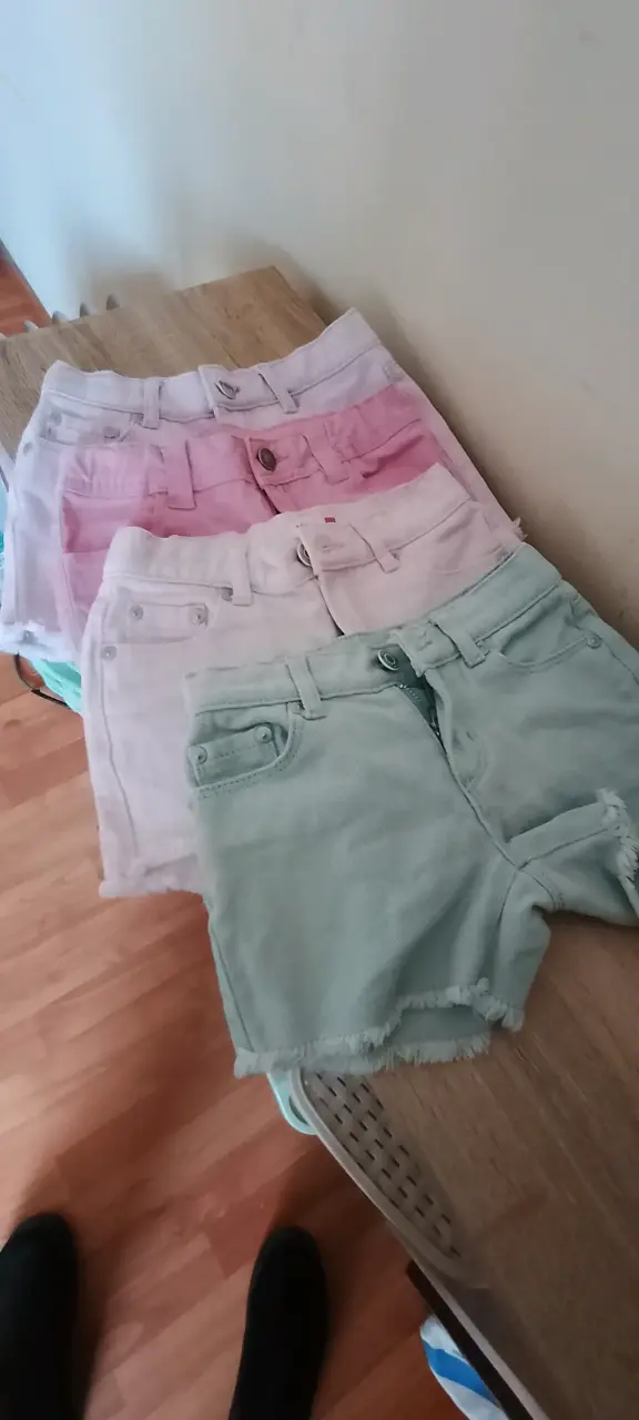 Pack de shorts multicolor talla 8