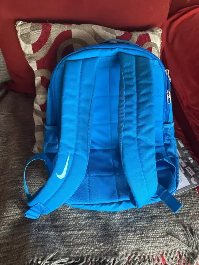 Mochila azul deportiva Nike - miniatura 2