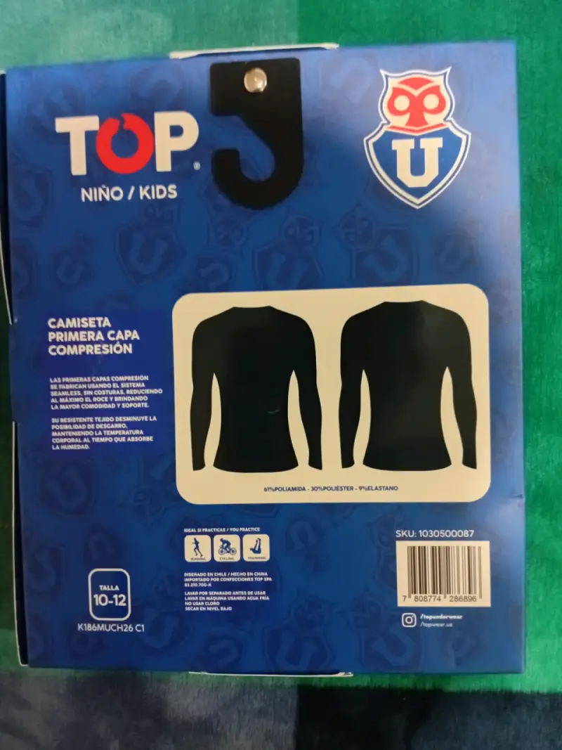 Camiseta manga larga compresión niño - 2